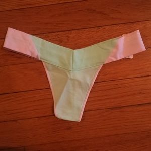 Pink thong underwear